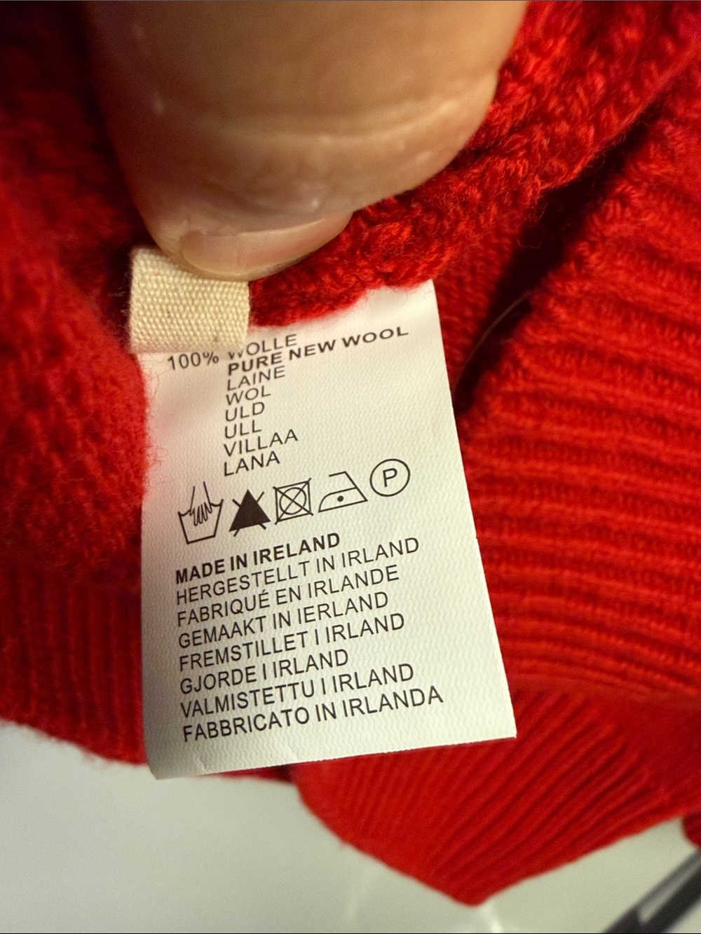 &daughter Women’s Classic Crewneck Sweater - Red - Picture 8 of 8